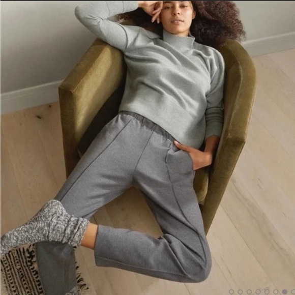 EVERLANE The Dream Pant High Waist Ankle Cropped Pants - Picture 11 of 11